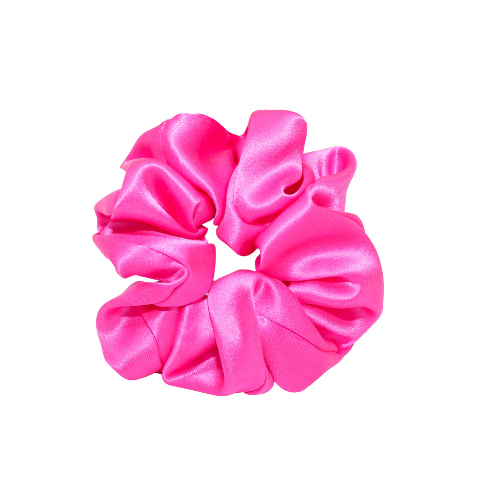 silkscrunchieinelectricmagenta